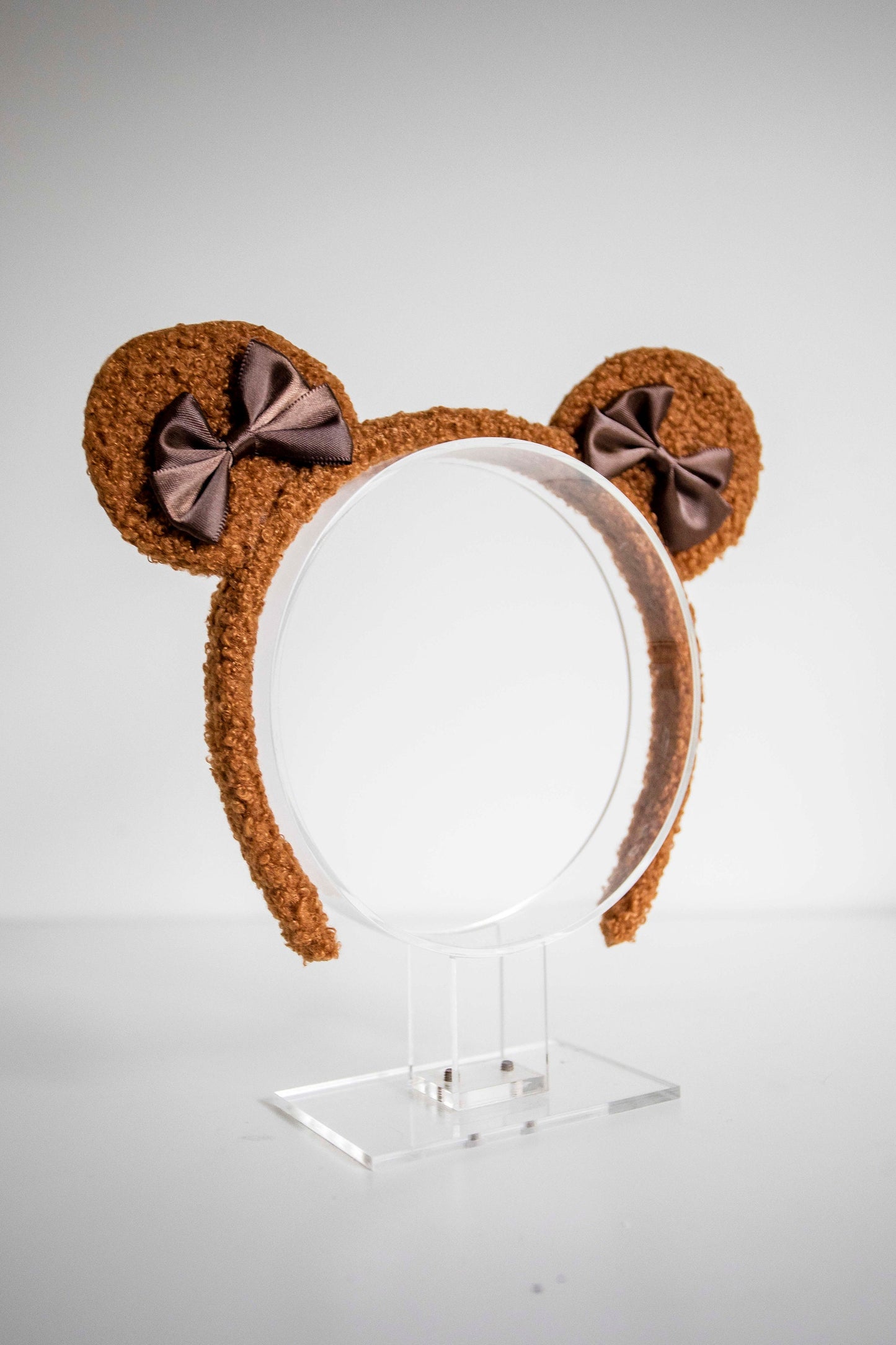 Soft Bow Baby bear ears headband