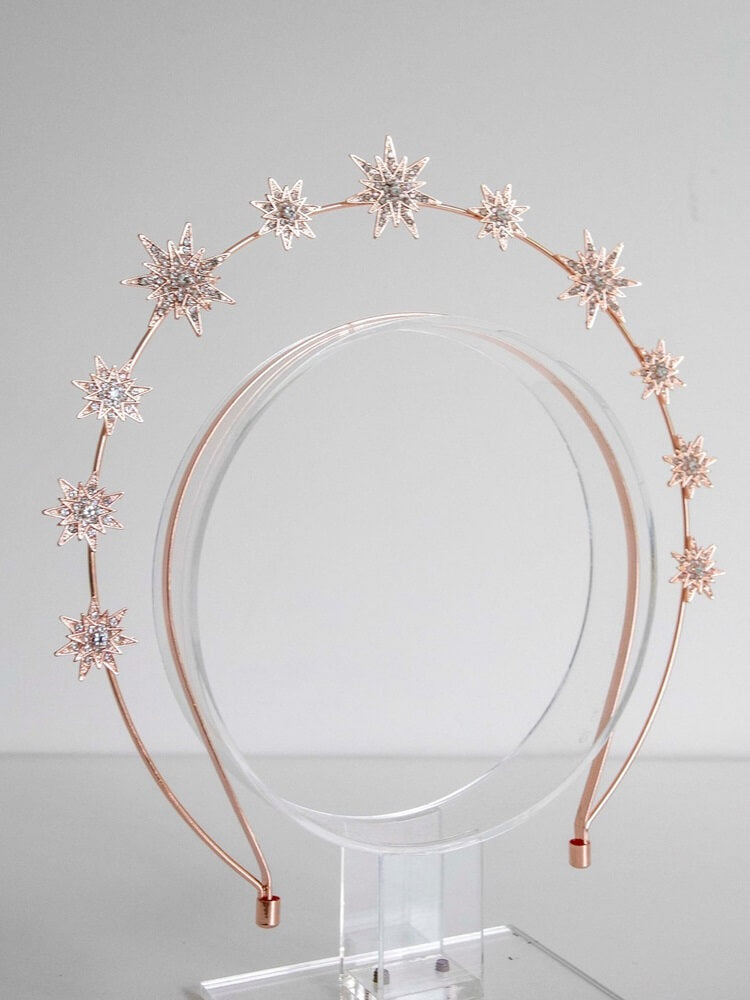 Rose Gold Stars Halo