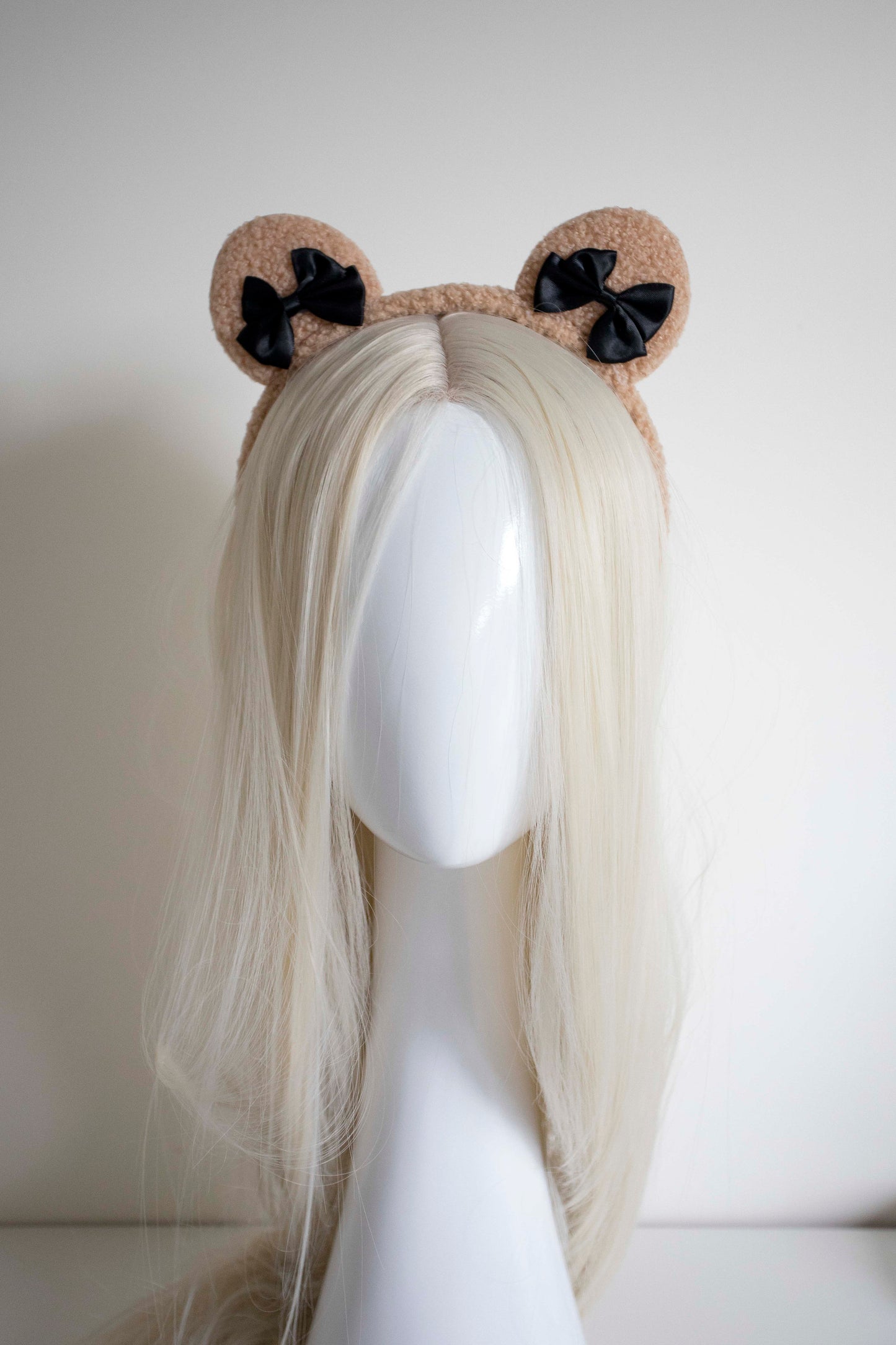 Soft Bow Baby bear ears headband