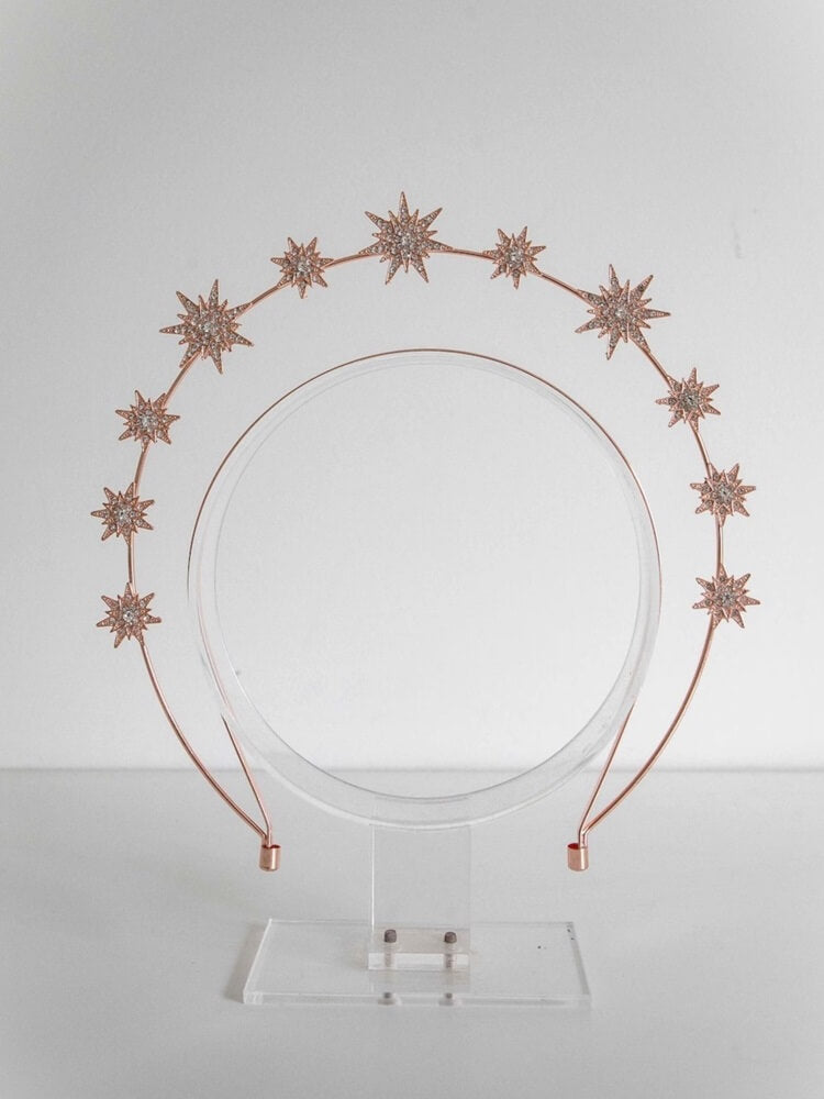 Rose Gold Stars Halo