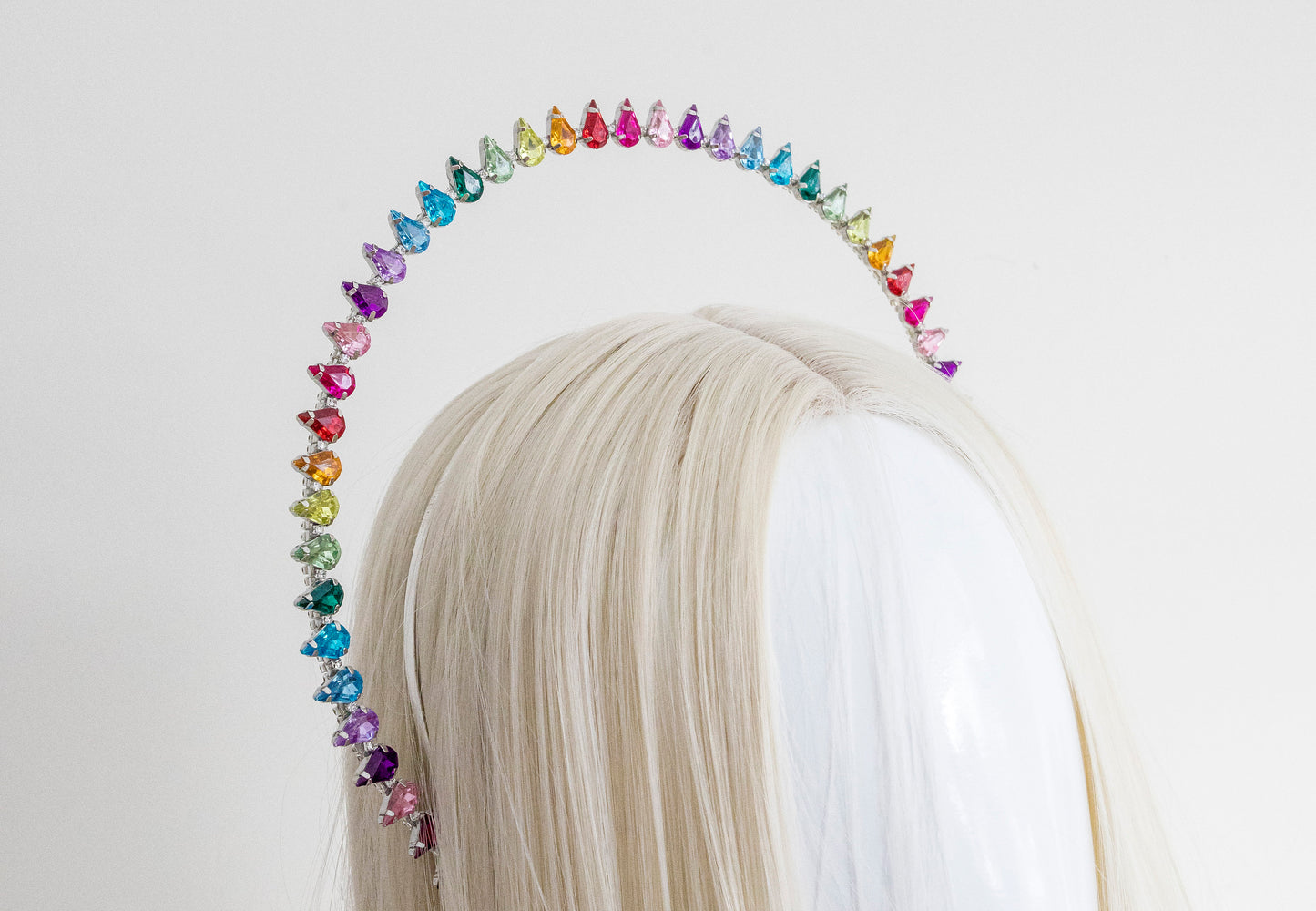 Small Rainbow Halo Crown