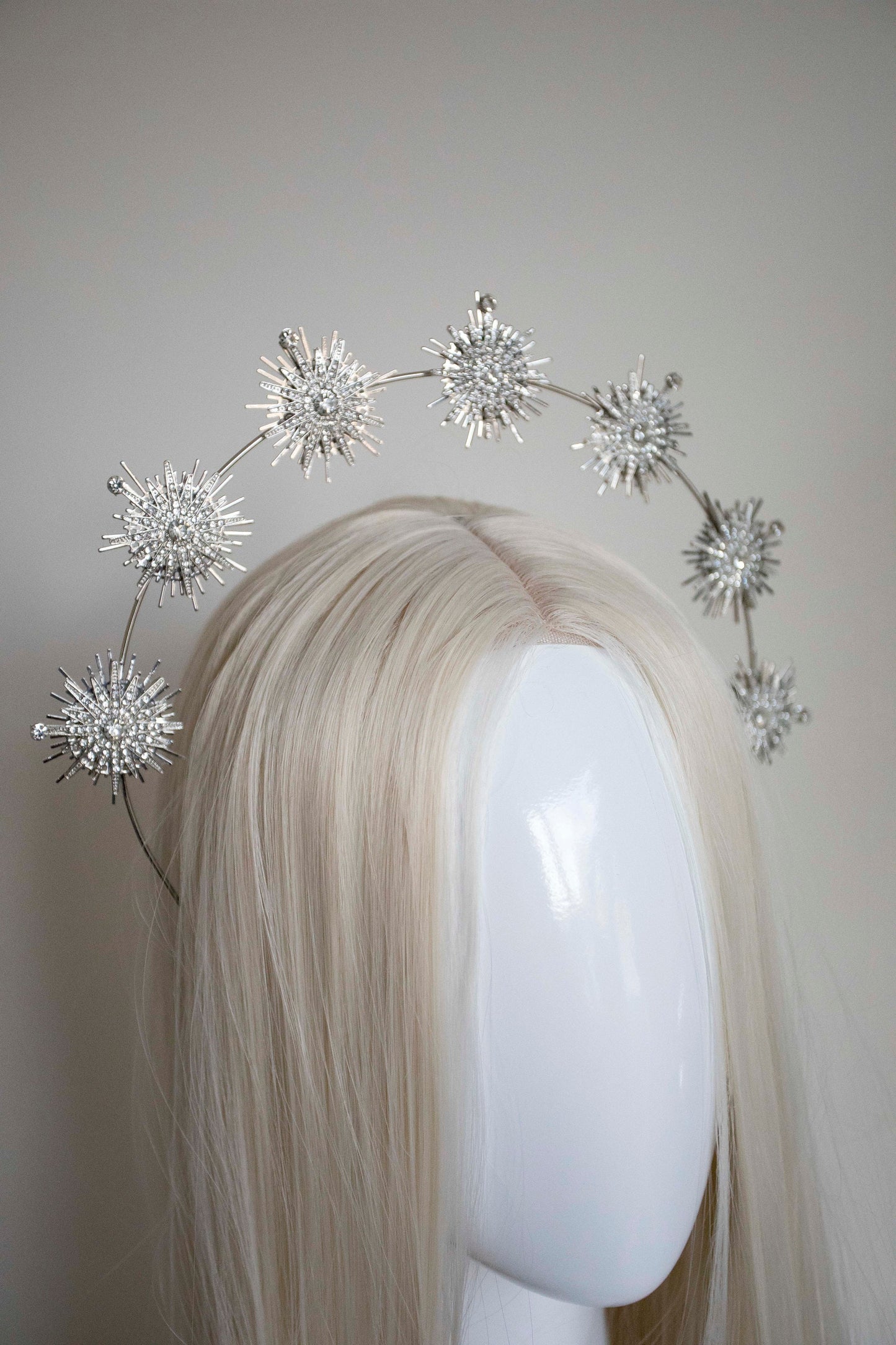 Silver Stars Headband