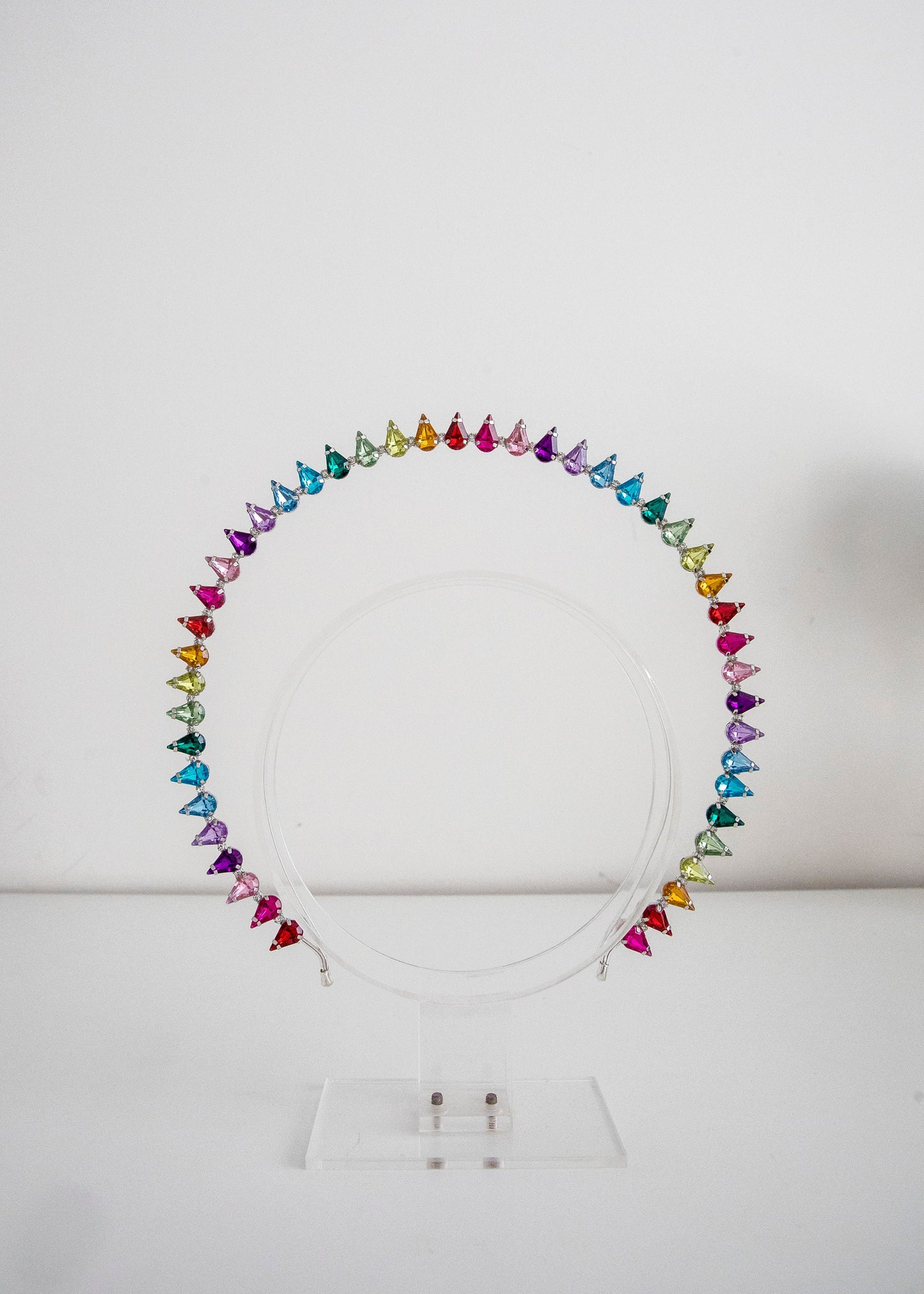 Small Rainbow Halo Crown