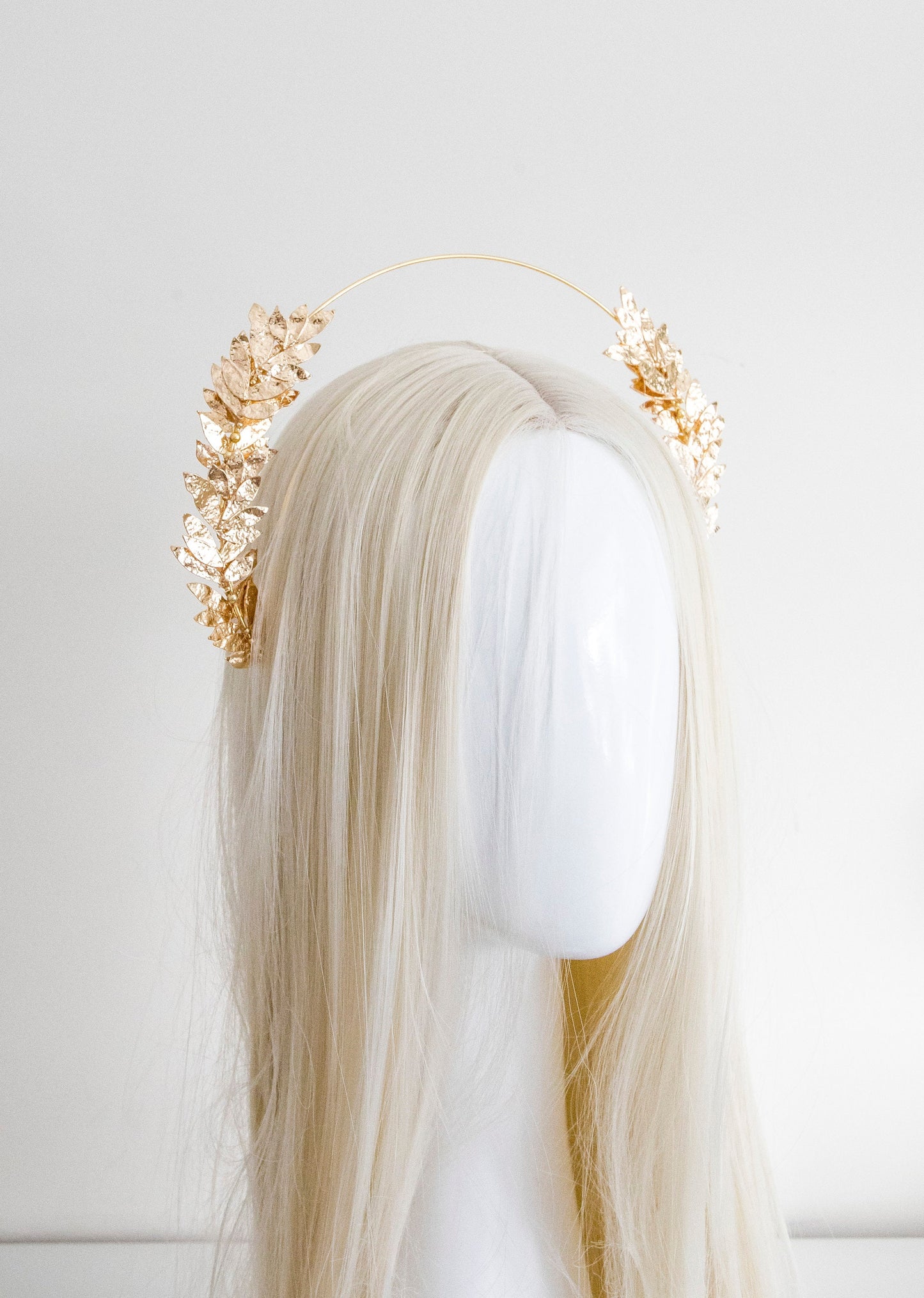 Small Gold Leaf Headpiece