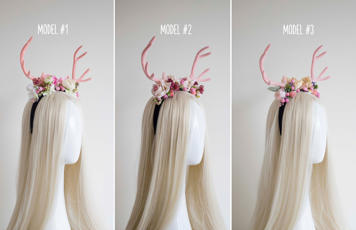 Deer Flower Crown headband