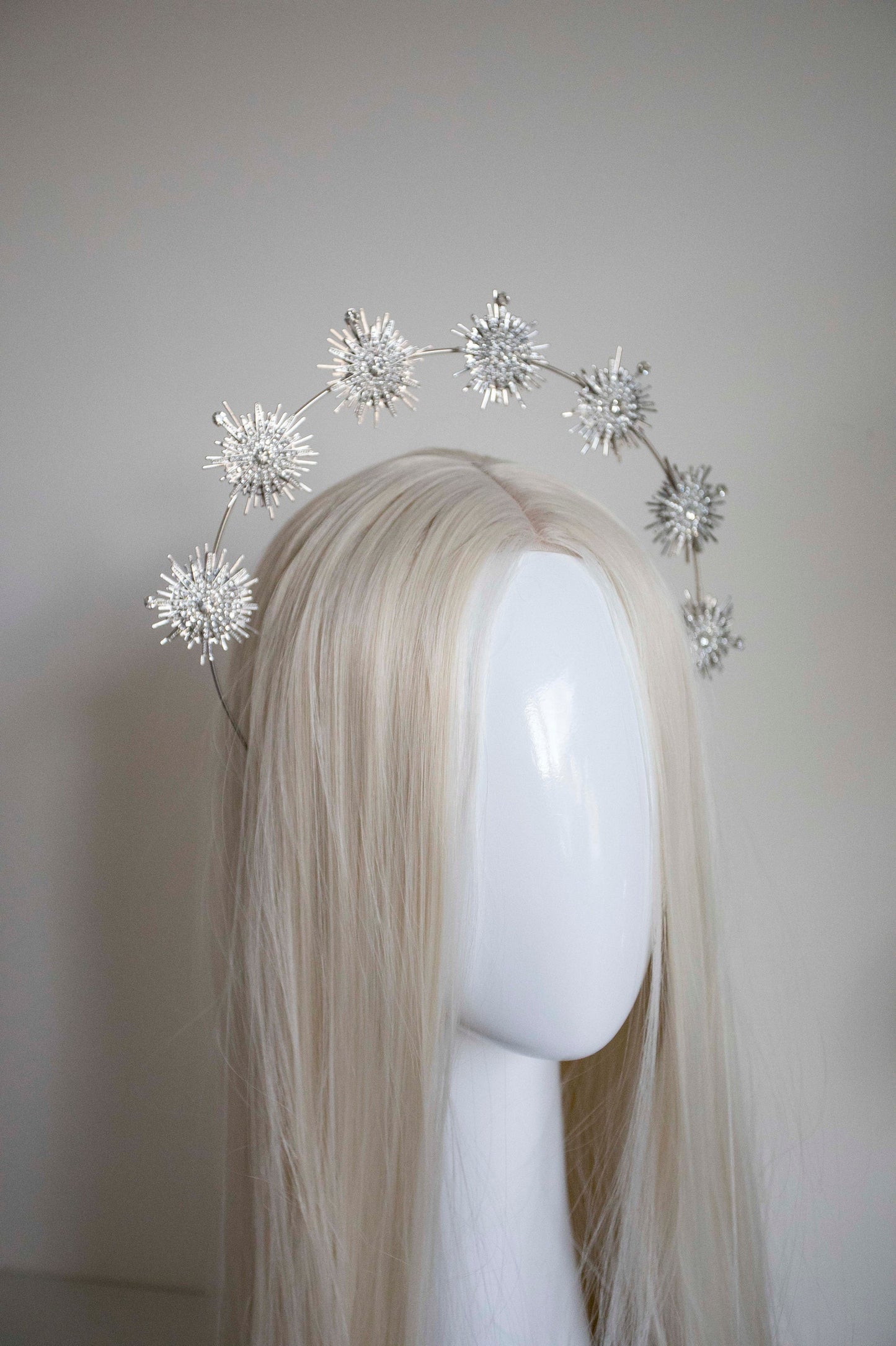 Silver Stars Headband