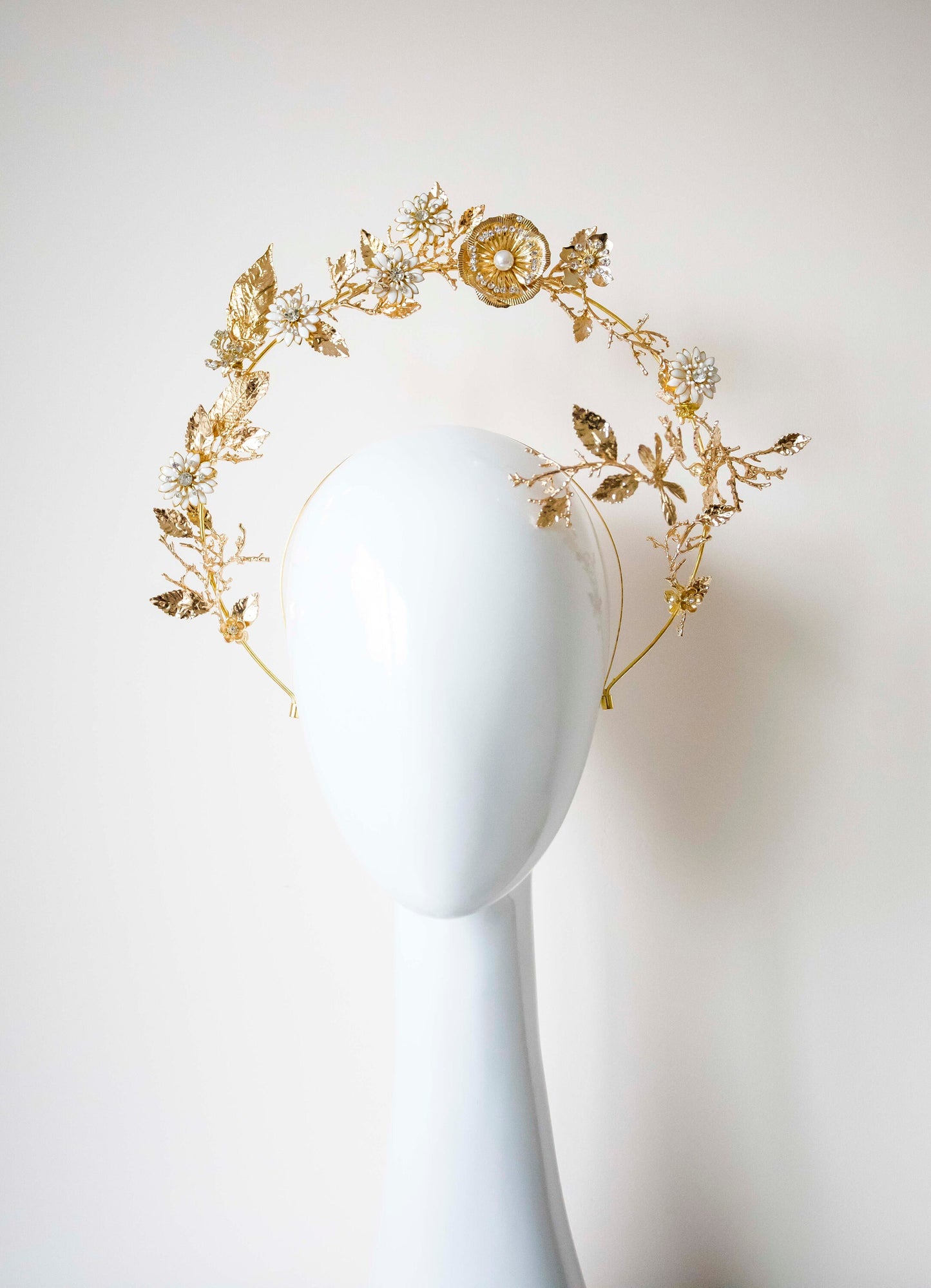 Gold Halo Flower crown