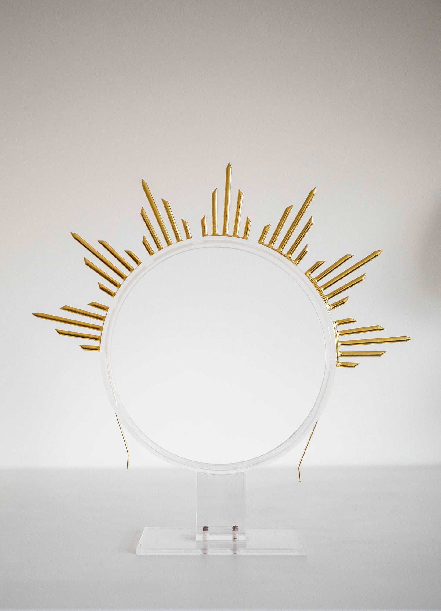 Gold Metal Sun Crown