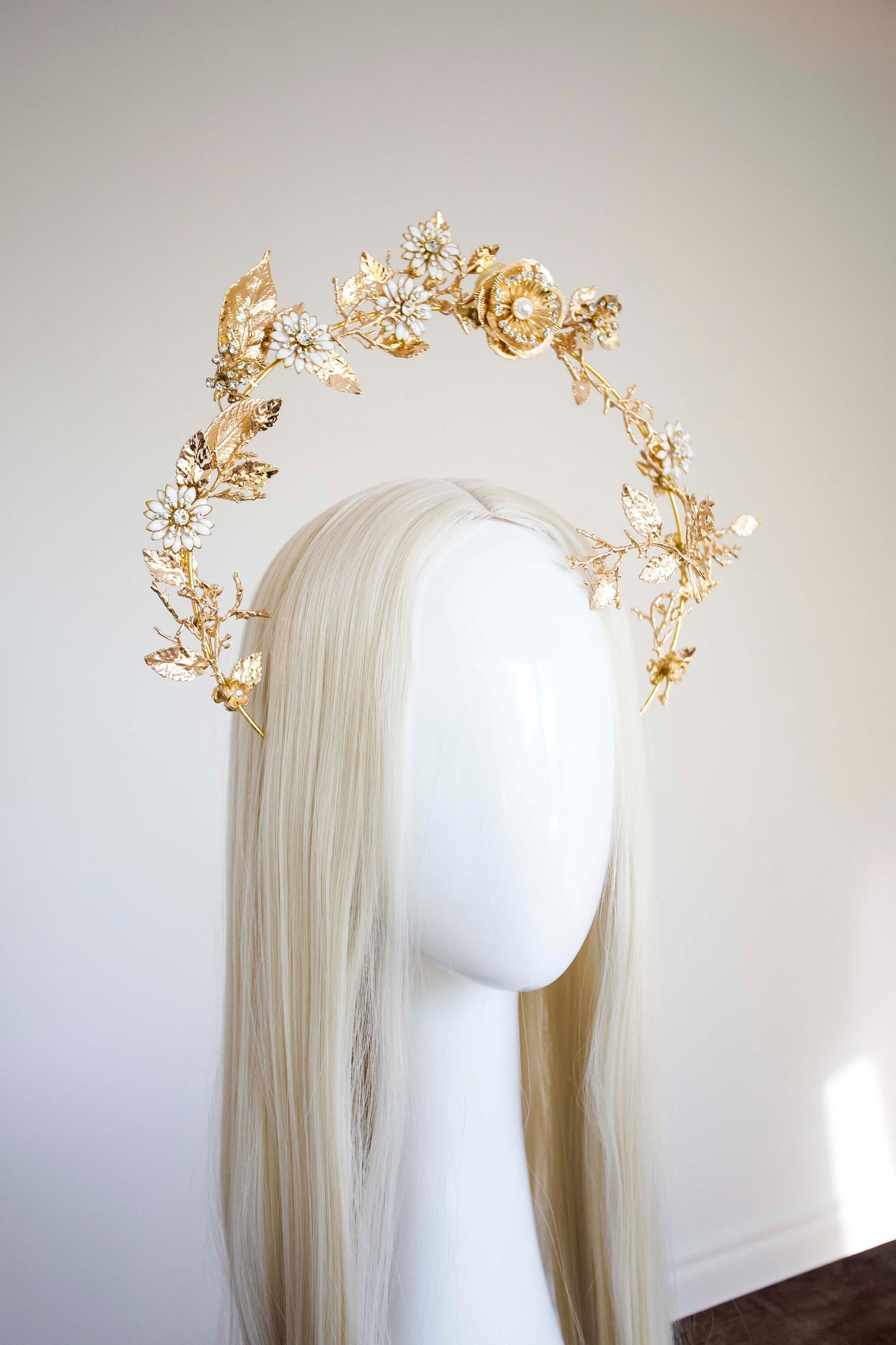 Gold Halo Flower crown