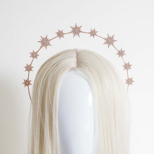 Rose Gold Stars Halo Headband