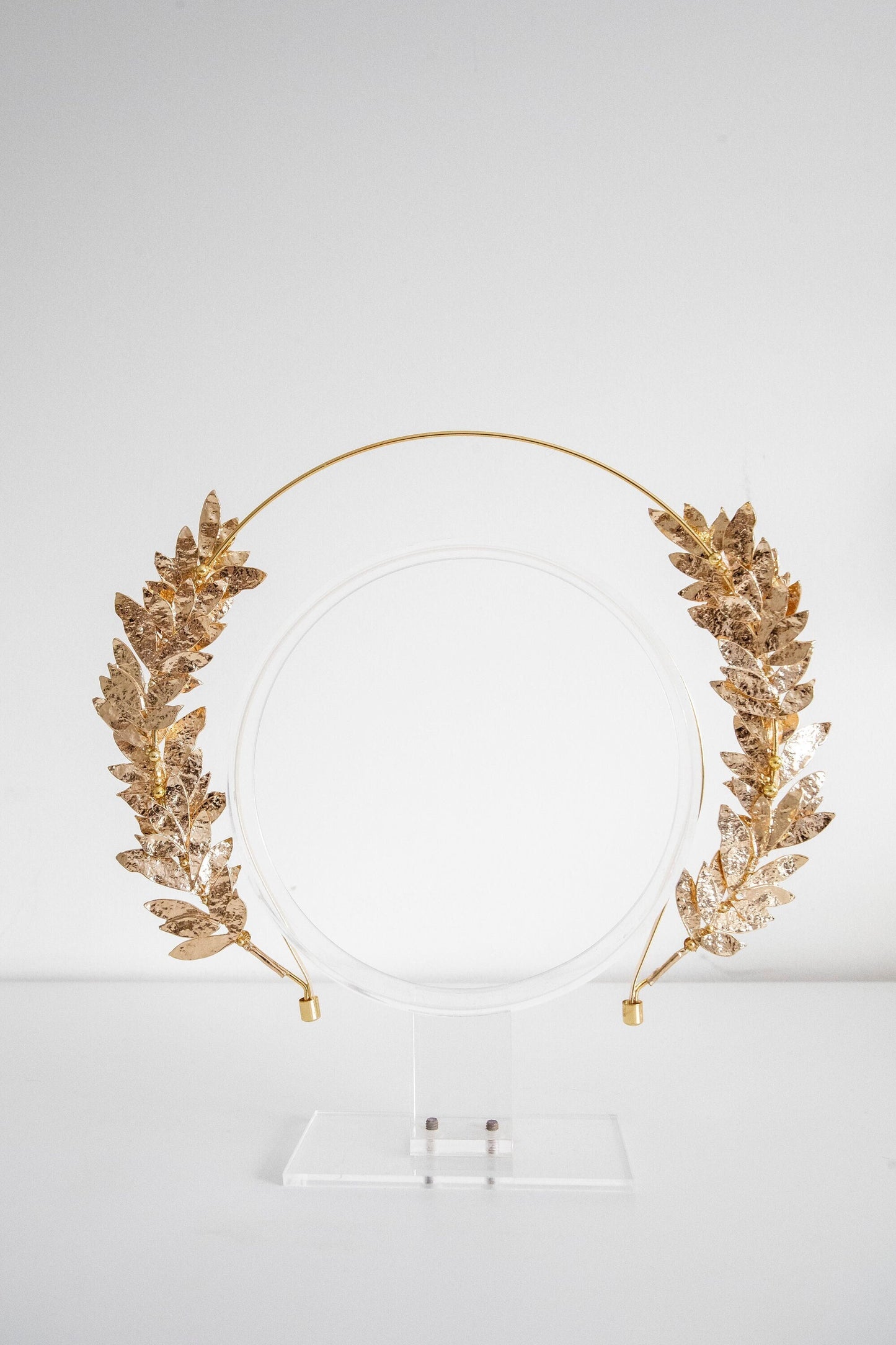 Small Gold Leaf Headpiece