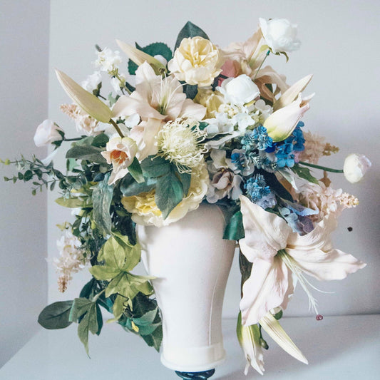 Pink Floral Headpiece