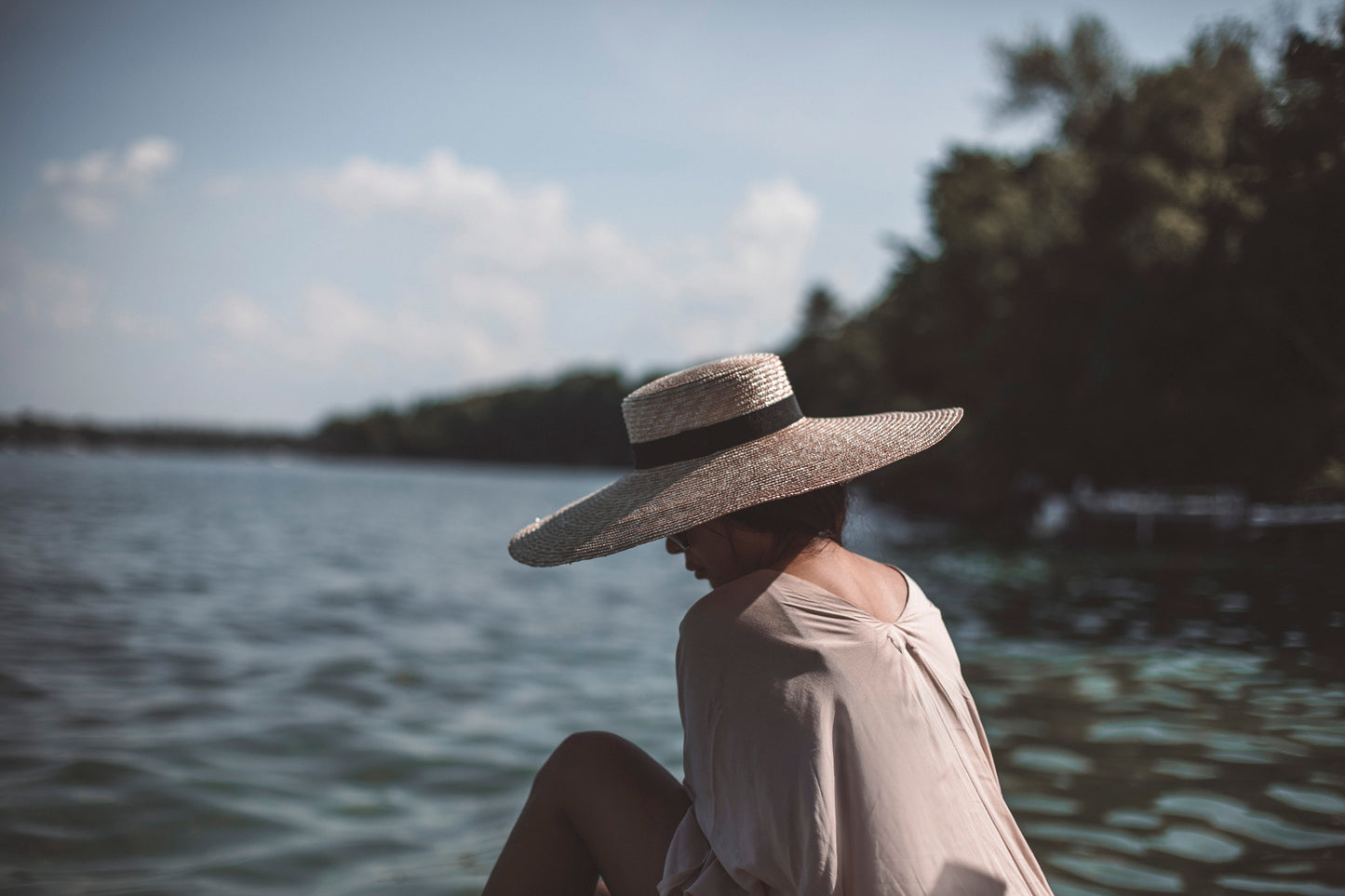 Le Chapeau Wide Boater hat