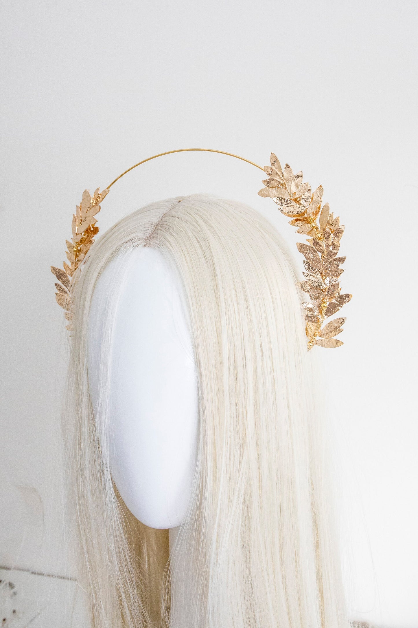 Small Gold Leaf Headpiece