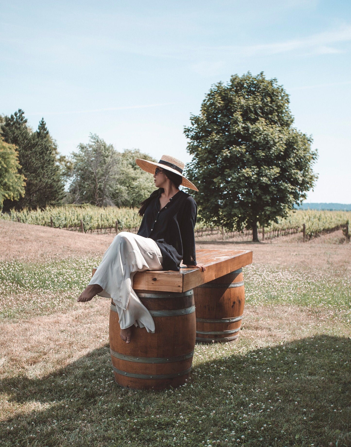 Le Chapeau Wide Boater hat