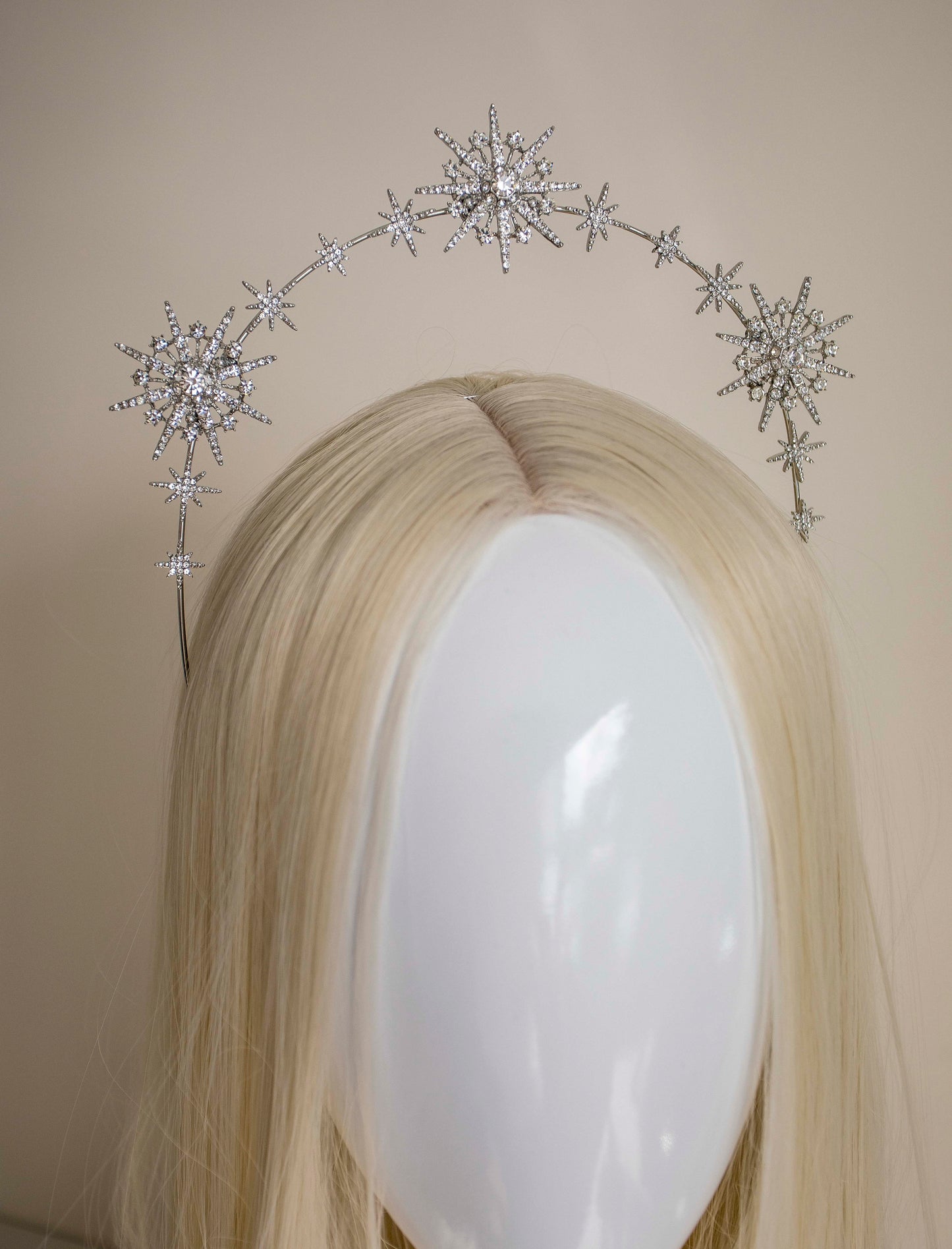 Silver Stars Headband