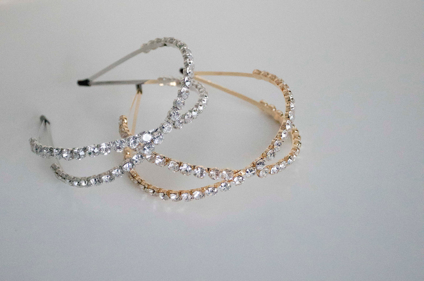 Crystal Cross Hair headband