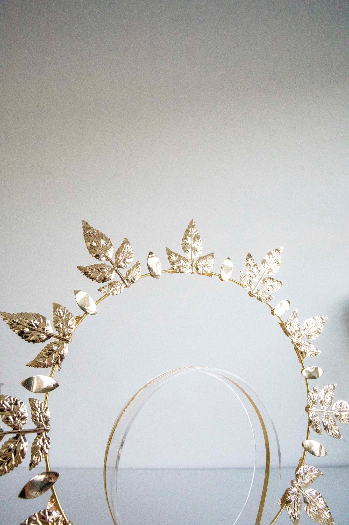 Gold Metal Leaf Sun Headpiece