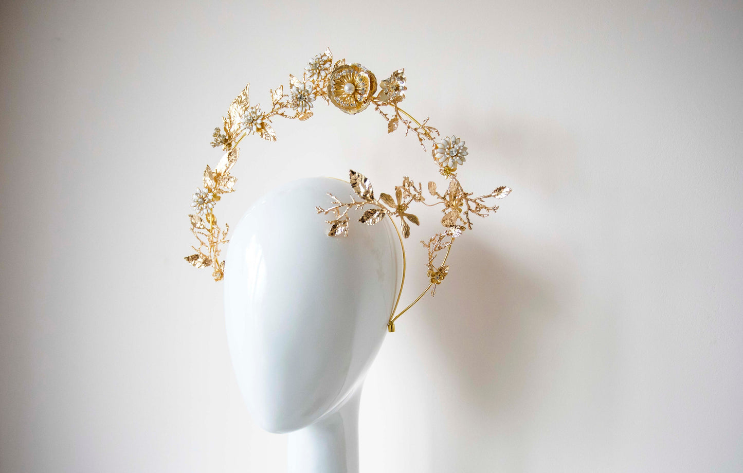 Gold Halo Flower crown