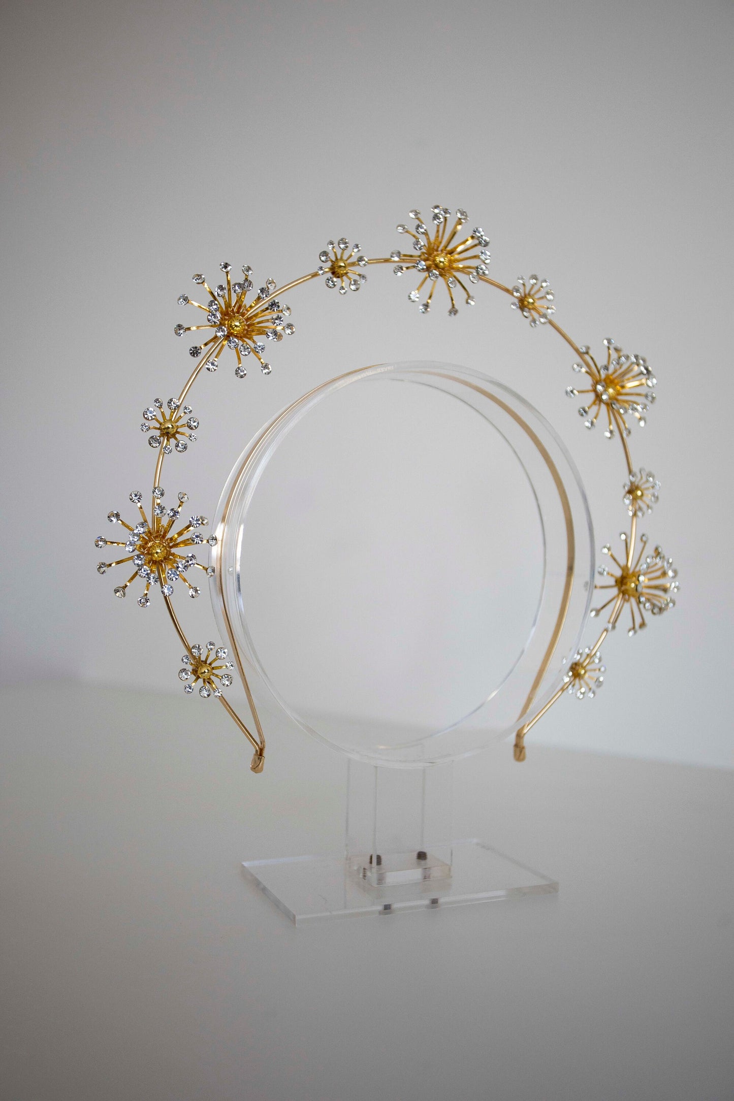 Gold flower Halo Crown