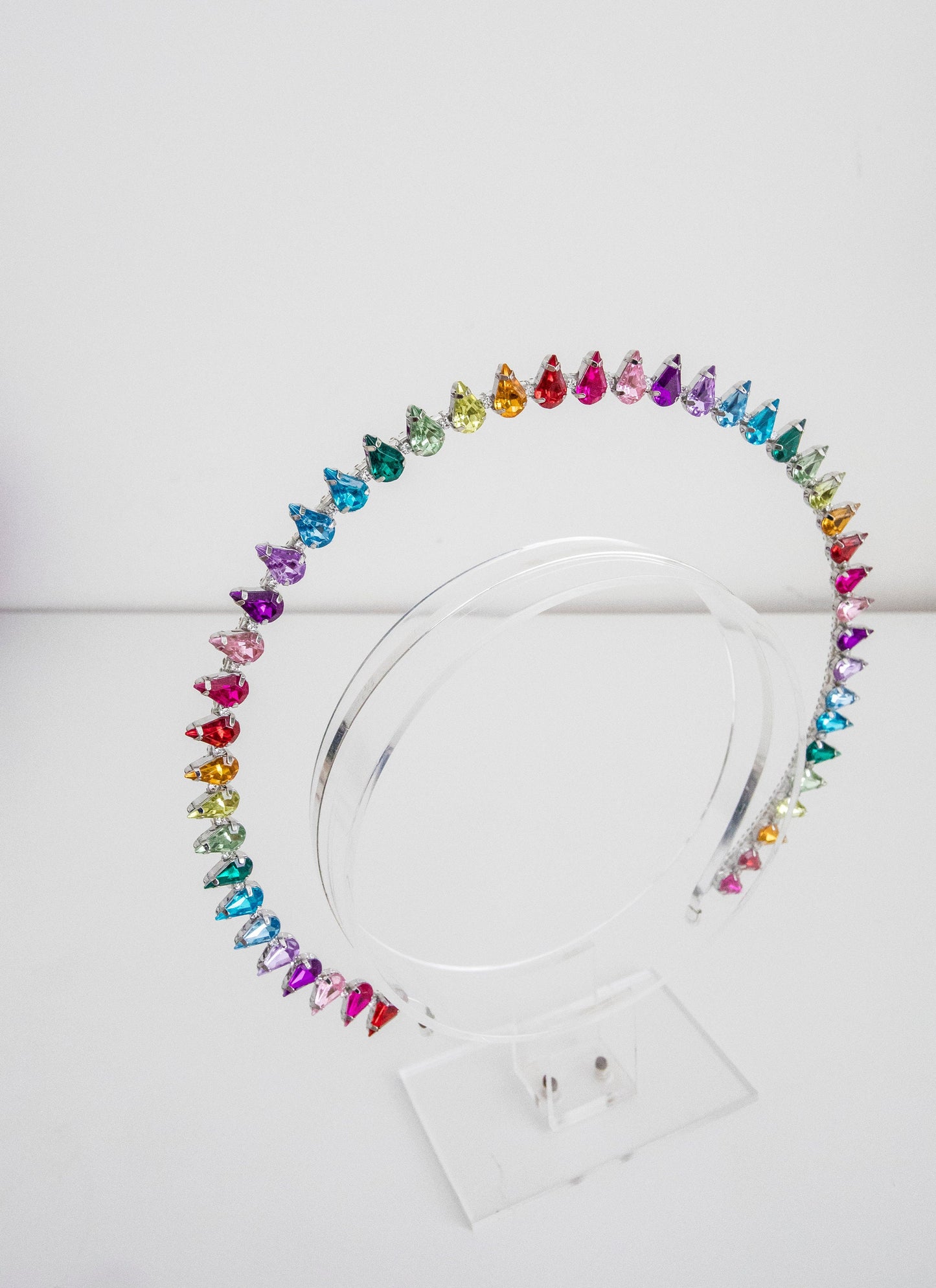 Small Rainbow Halo Crown