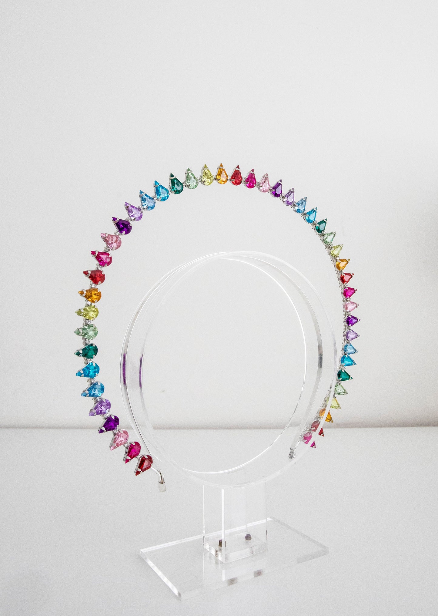 Small Rainbow Halo Crown