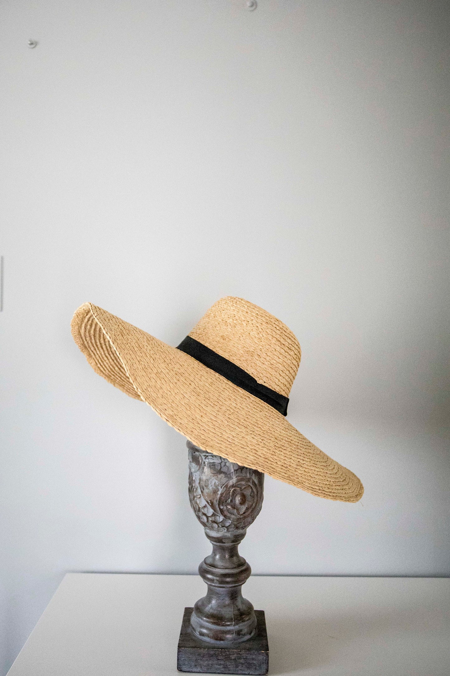 Natural straw hat