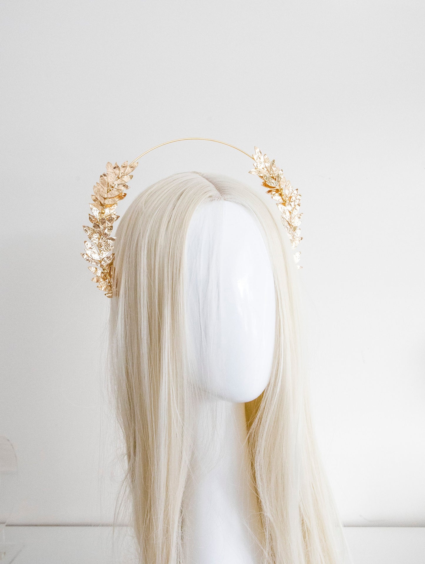 Small Gold Leaf Headpiece