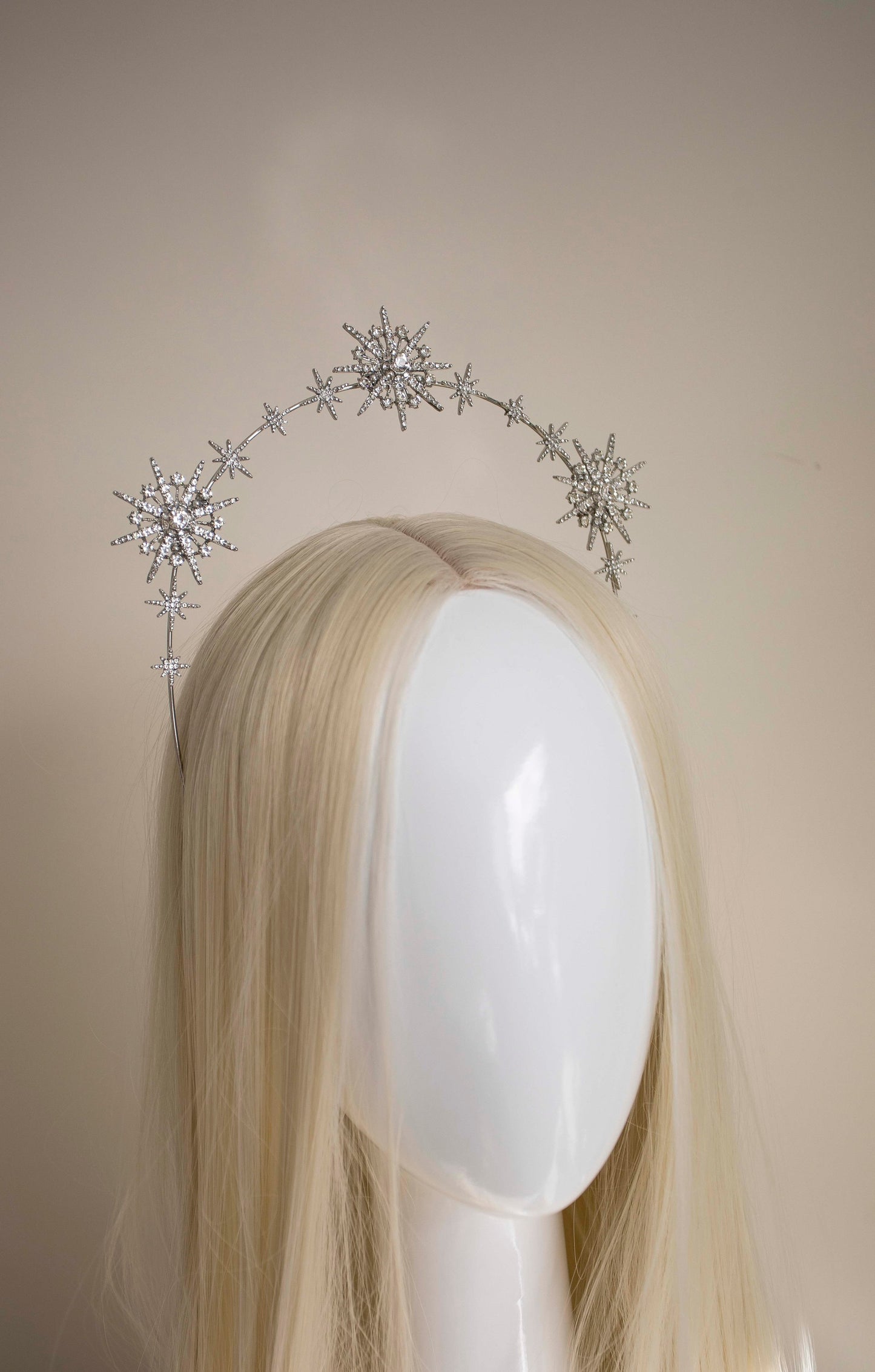 Silver Stars Headband