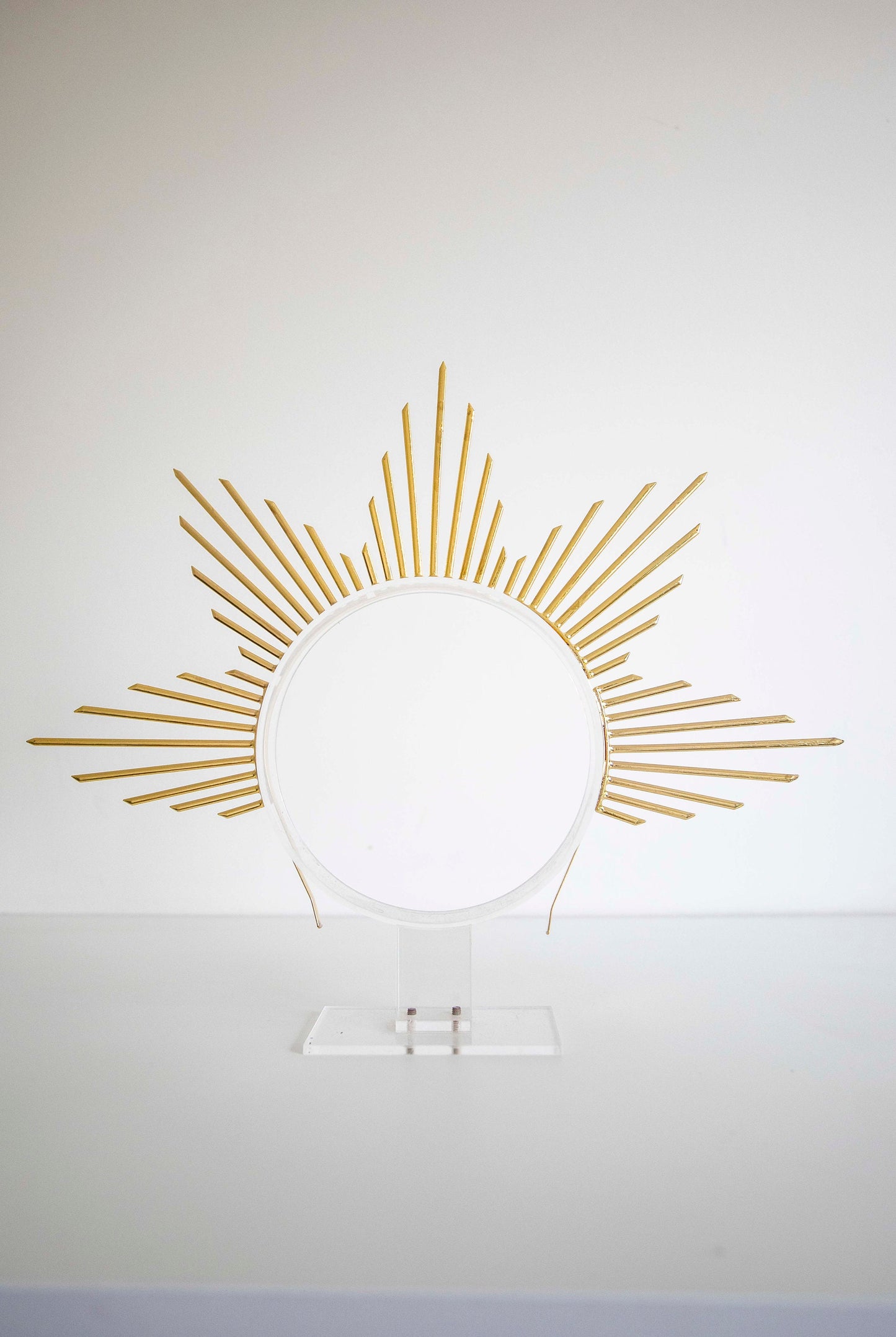 Gold Metal Sun Crown