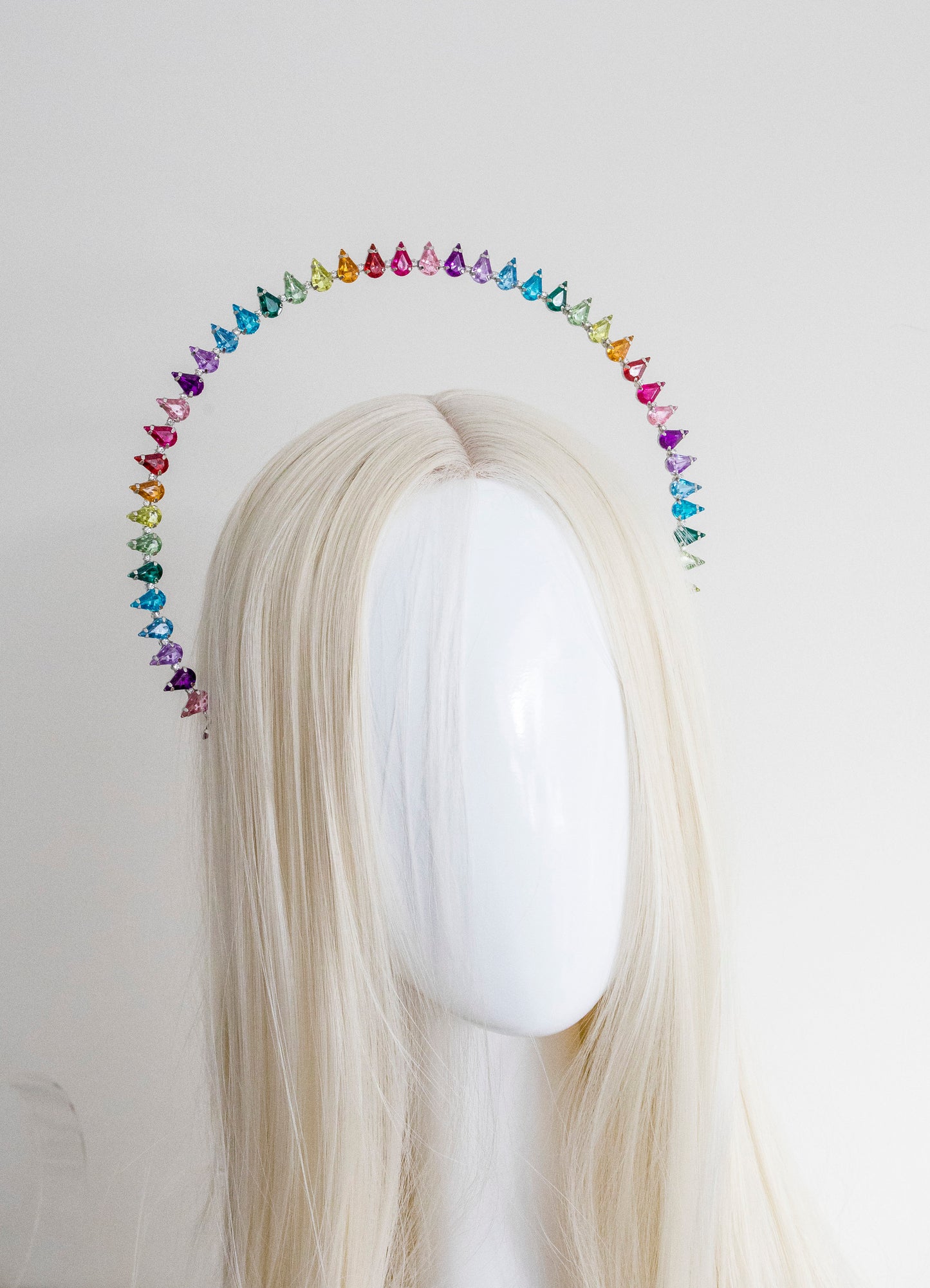 Small Rainbow Halo Crown