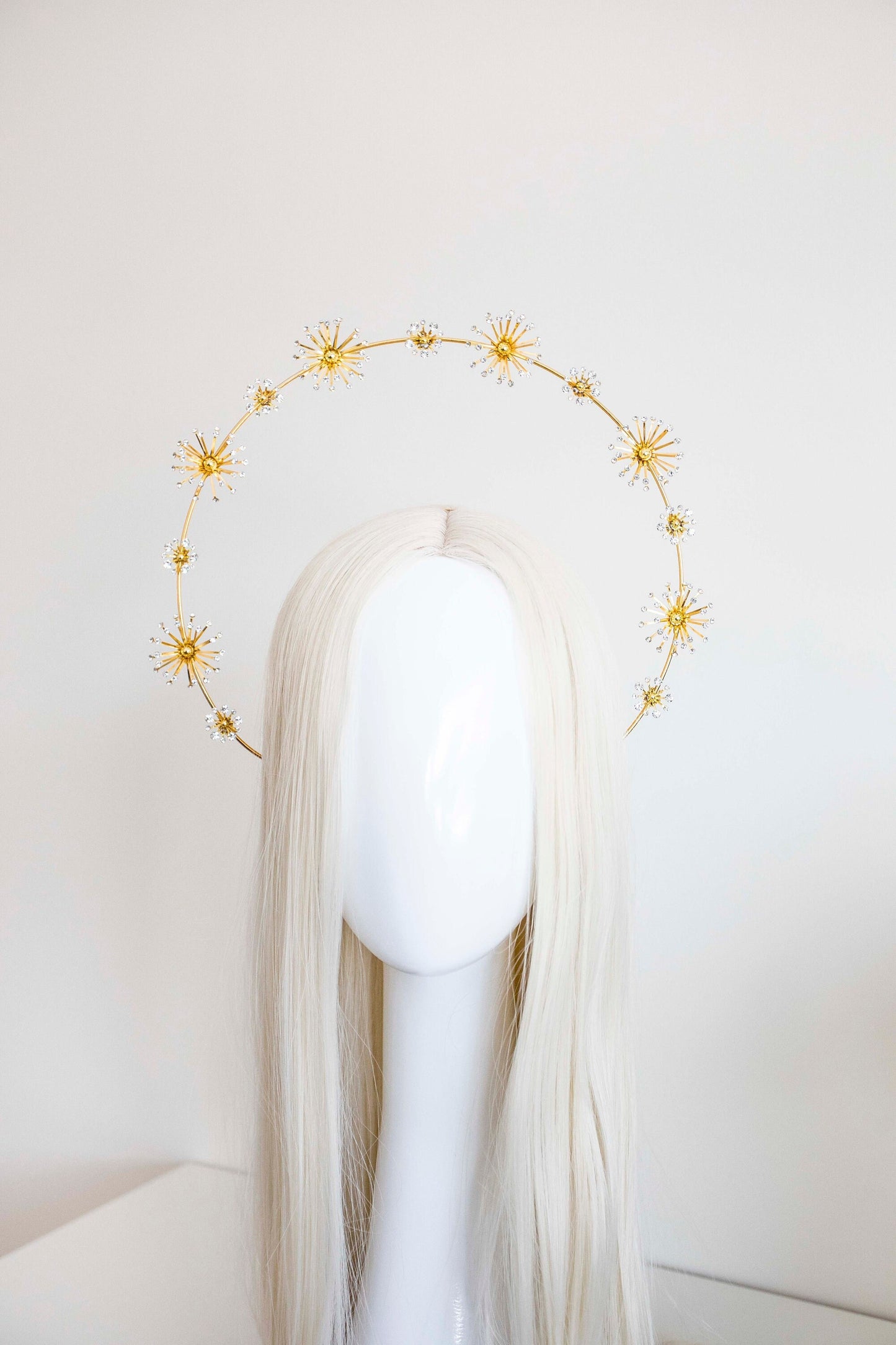 Gold flower Halo Crown