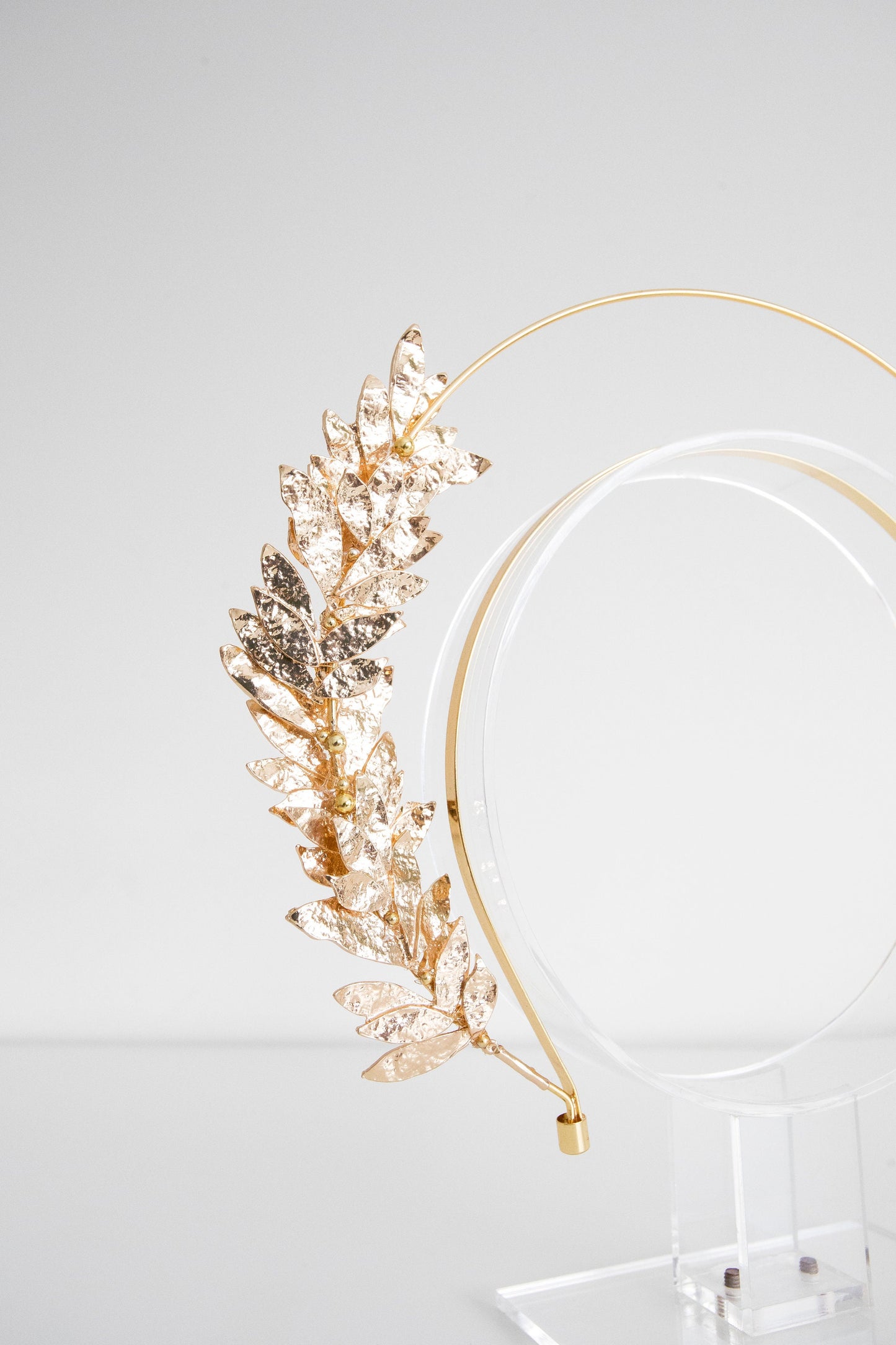 Small Gold Leaf Headpiece