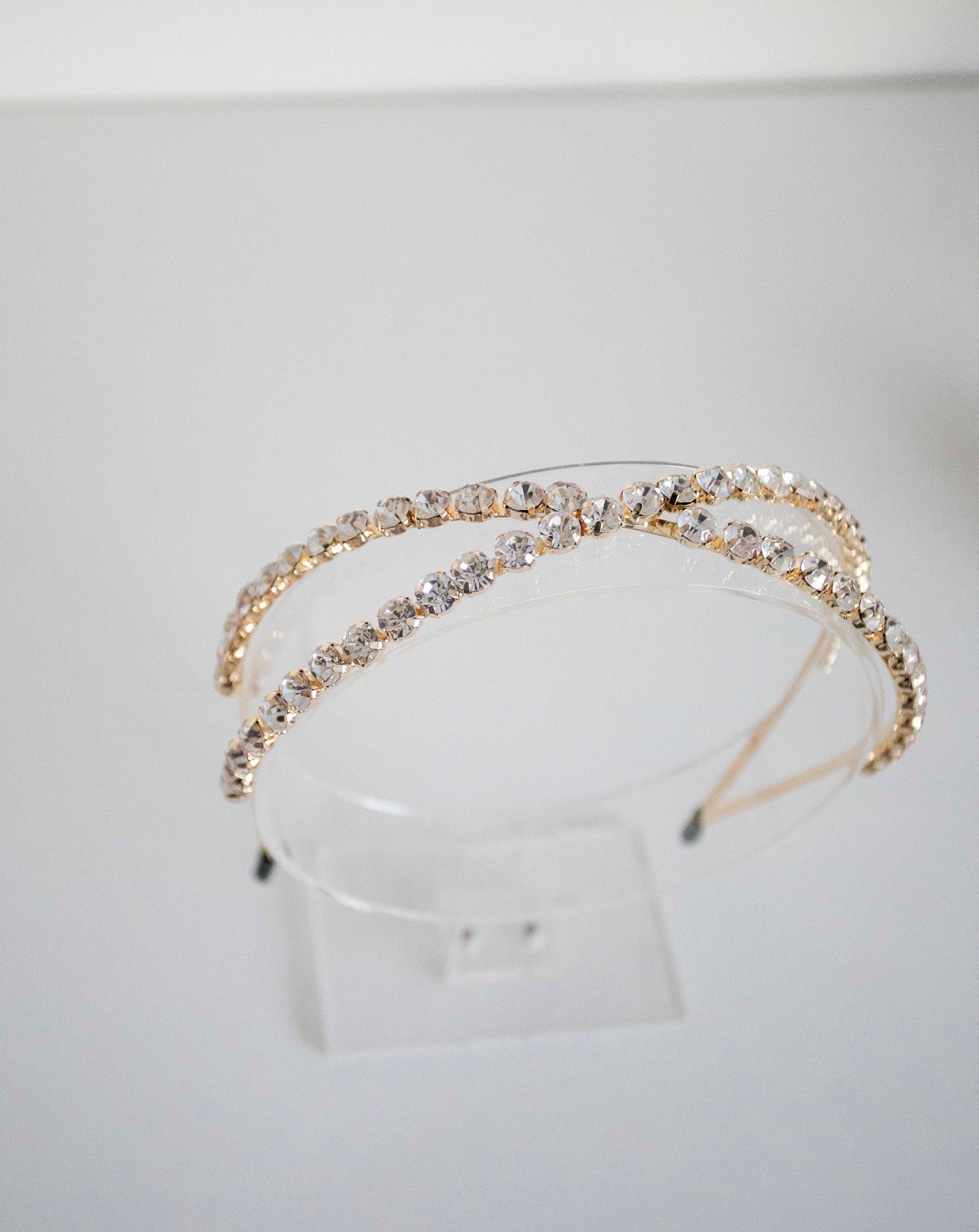 Crystal Cross Hair headband