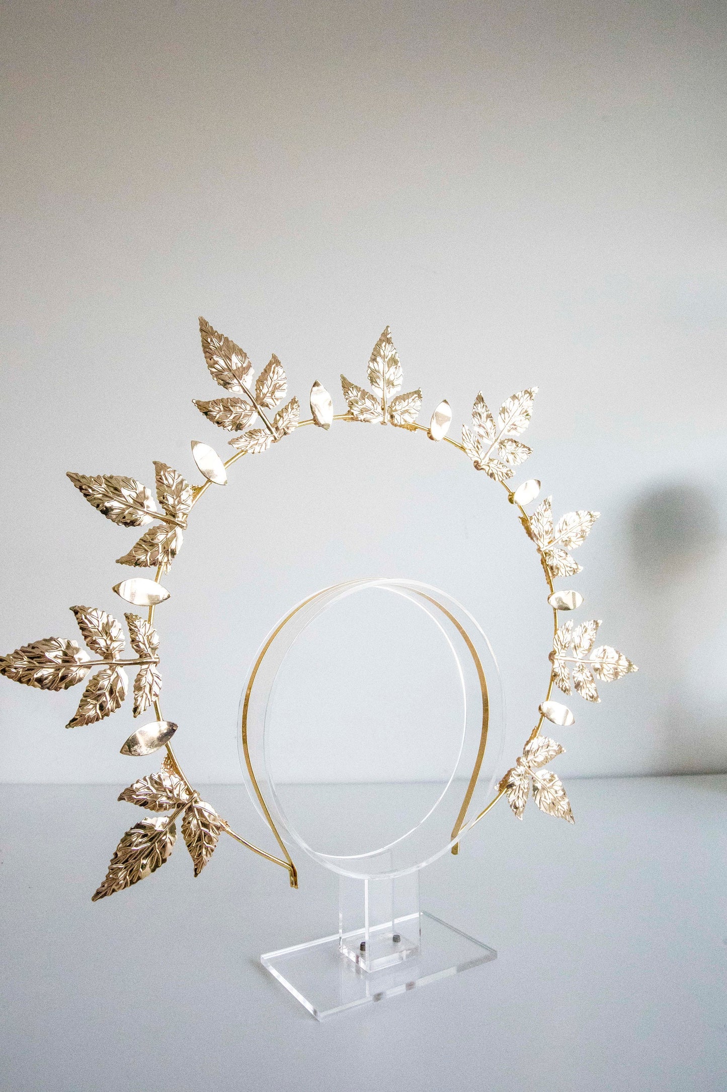 Gold Metal Leaf Sun Headpiece