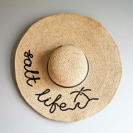 Natural straw hat