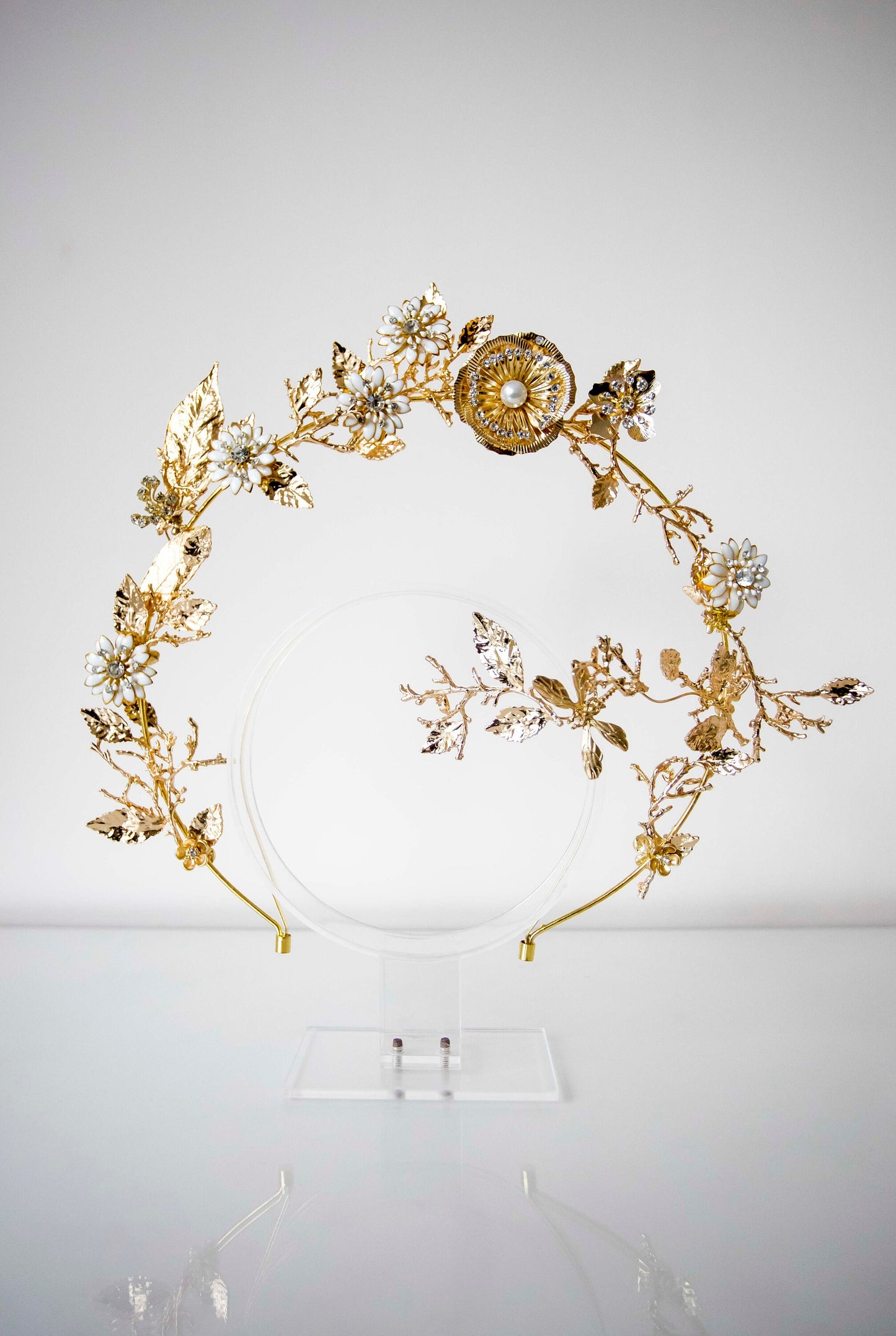 Gold Halo Flower crown