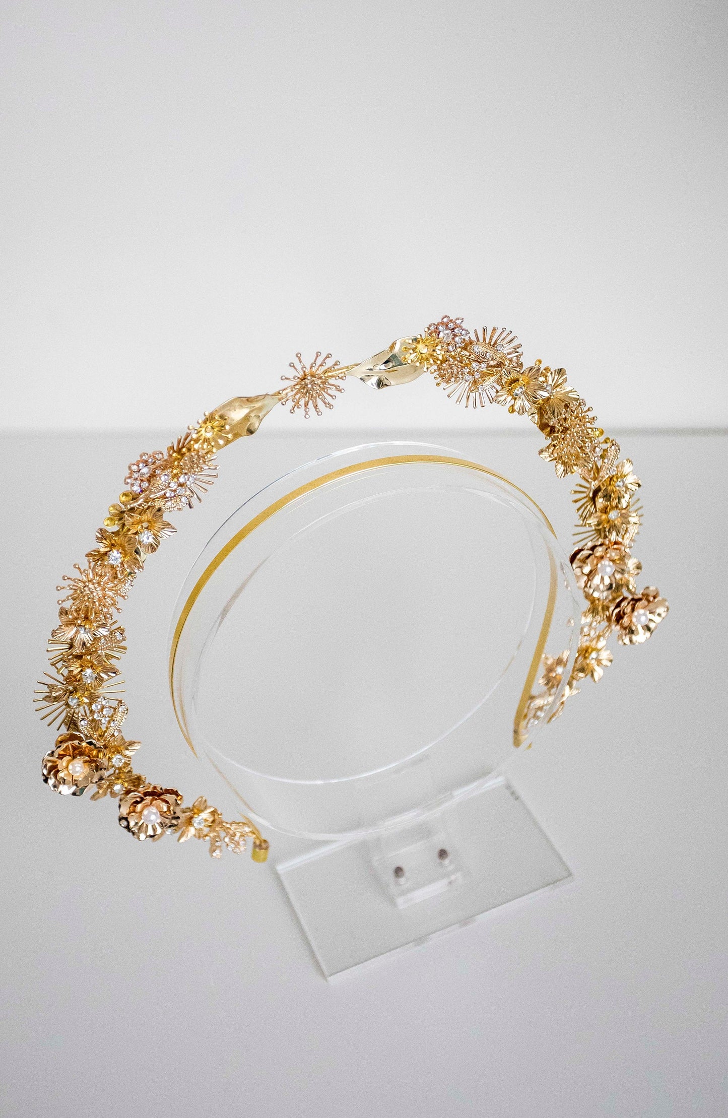 Small Gold Halo Flower crown